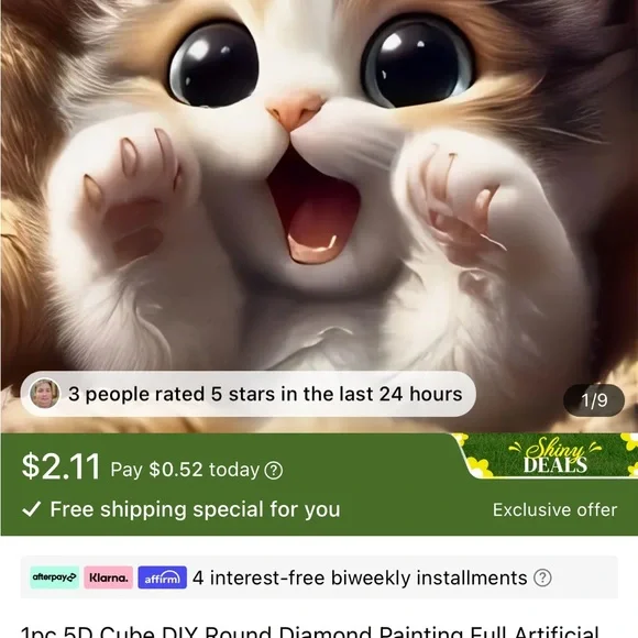 5D Diamond Painting Full of Diamonds Living Room Decor - Picture 7 of 15